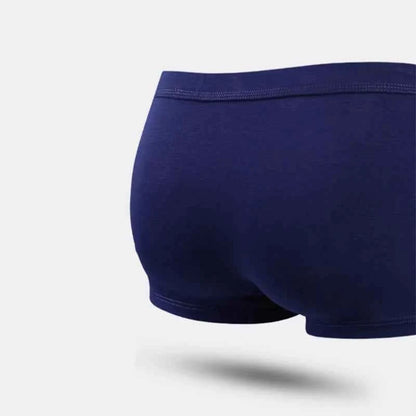 MiiOW Men's Antibacterial Boxer Briefs - 3Pcs Cotton Underwear with Graphene Technology