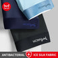 MiiOW Ice Silk Men Underwear - 3Pcs Breathable Boxer Shorts - ShopHub