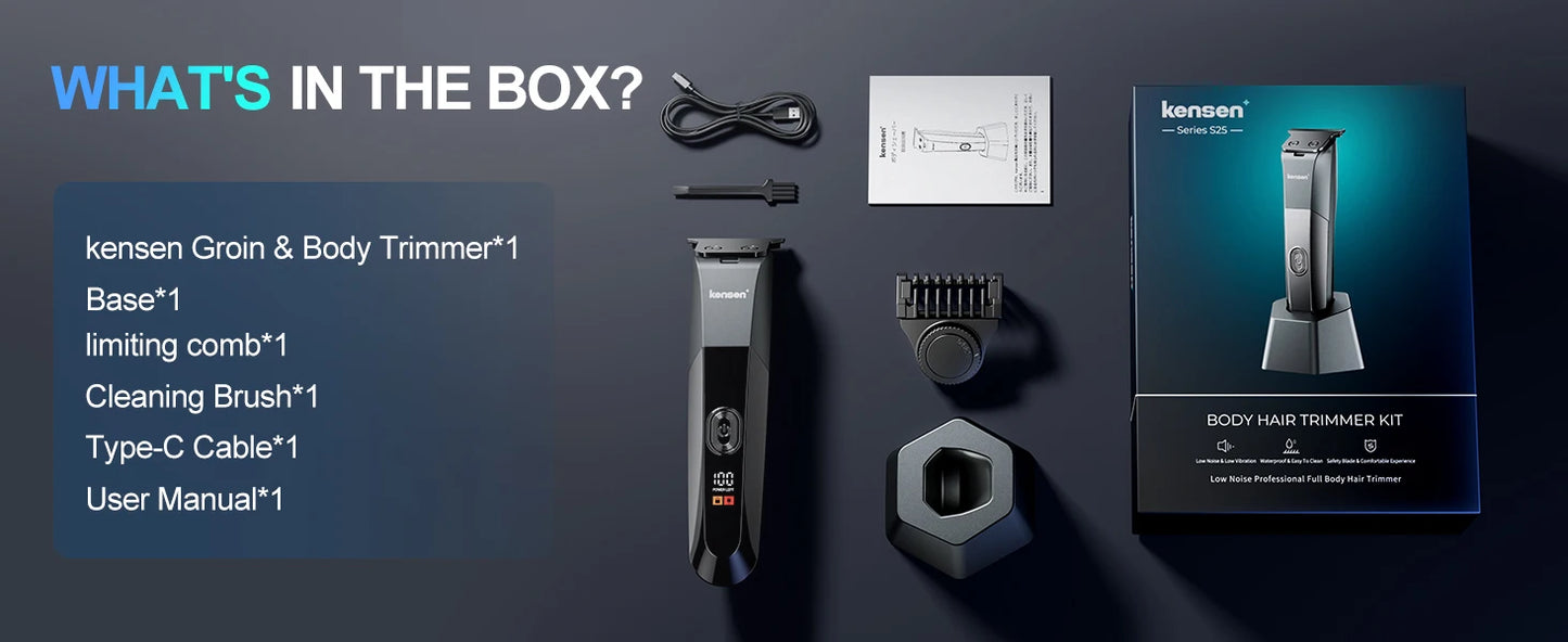 Kensen S25 Electric Body Hair Trimmer
