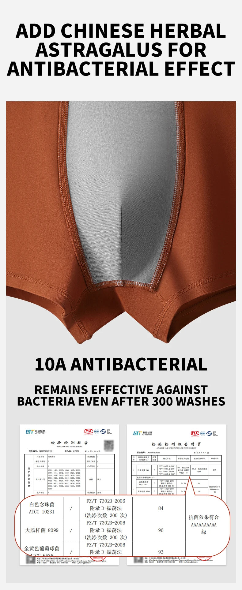 MiiOW 3Pcs Men's Cotton Boxer Shorts Antibacterial Breathable Underwear - ShopHub
