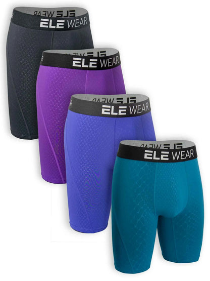 4 Pcs Men's Breathable Boxershorts Plus Size Underwear for a Positive Lifestyle