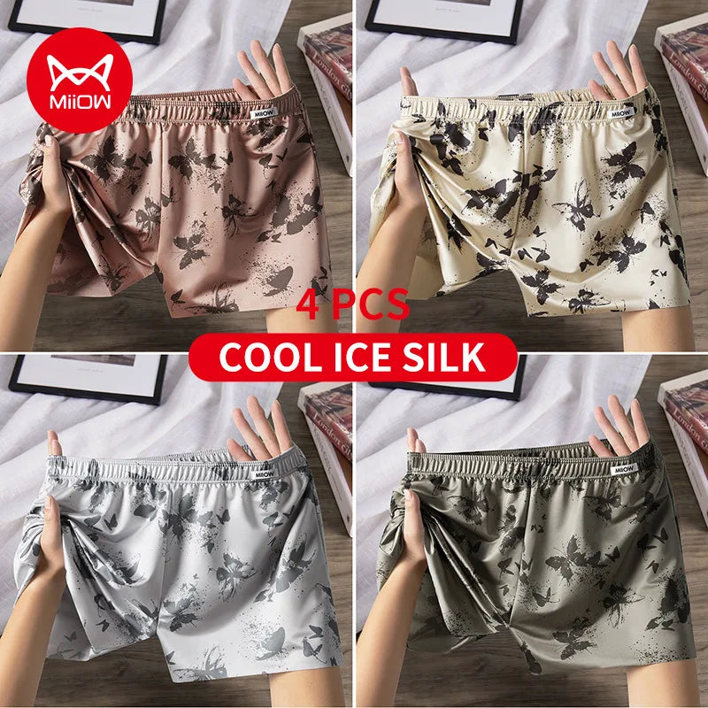 MiiOW Ice Silk Men's Underwear for Ultimate Breathability and Comfort - ShopHub