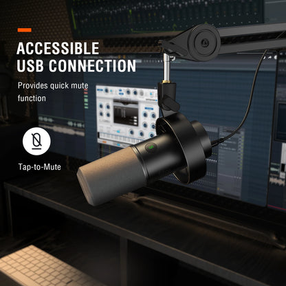 FIFINE Dynamic USB Microphone – Elevate Your Recording Experience