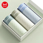MiiOW Antibacterial Men's Boxer 3Pcs Ice Silk Underwear with Breathable Mesh Crotch - ShopHub