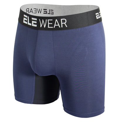 Men's Bamboo Boxer Briefs for Men - Long Sports Underwear, Moisture-Wicking - ShopHub