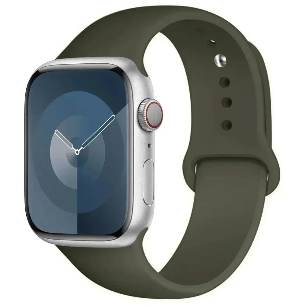 Silicone Replacement Strap for Apple Watch Series (38mm - 42mm) (available in 45 colours) Habicare