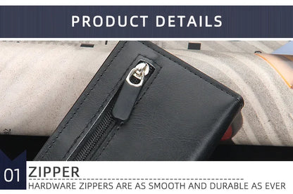 Magnetic RFID Blocking Credit Card Holder Men Wallets Anti Theft Aluminum Metal Pu Leather Small Pop Up Wallet Cardholder Case