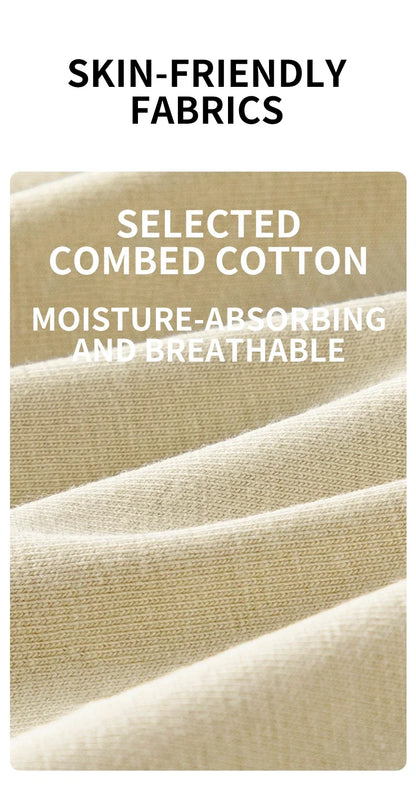 MiiOW 3Pcs Men's Cotton Underwear Antibacterial Breathable Crotch Soft Boxershorts - ShopHub