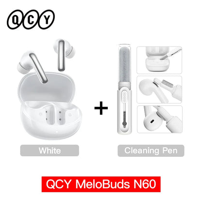 Immerse Yourself with QCY Melobuds N60 Wireless Earphones - Dual Driver, Hi-Res Audio with ANC