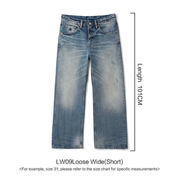 SIMWOOD 13.5oz Heavyweight Washed Retro Jeans