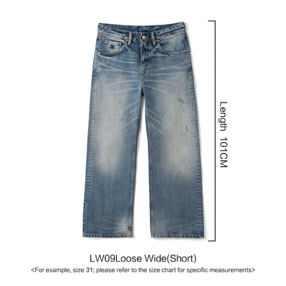 SIMWOOD 13.5oz Heavyweight Washed Retro Jeans