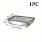 1-6Pcs Stainless Steel Food Containers with Black Lids - ShopHub
