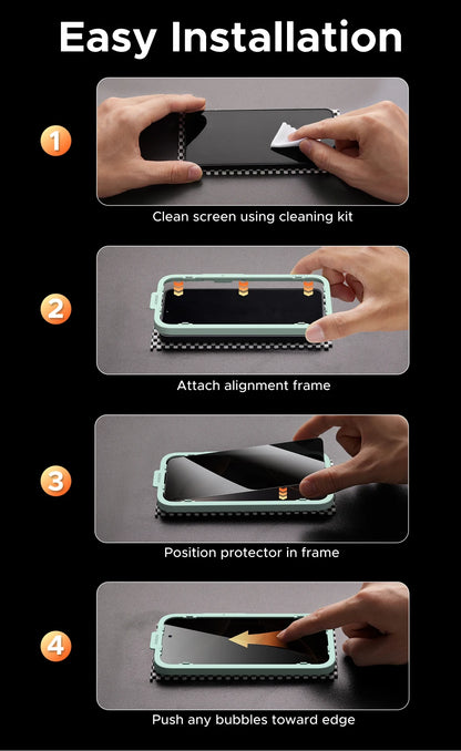 UGREEN 2PCS Privacy Screen Protector For iPhone 17, 16, 15