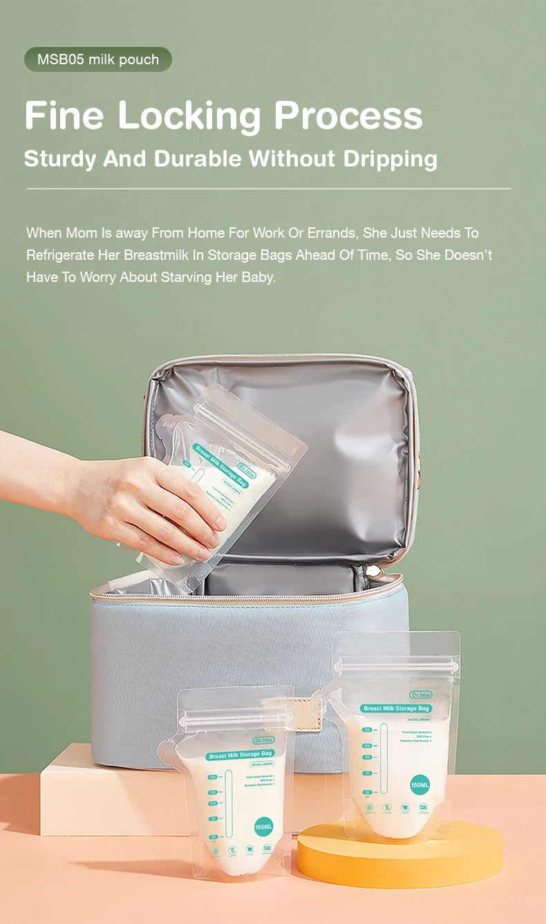 Dr.Isla Breast Milk Storage Bag 10/30Pcs 150/250ML Disposable