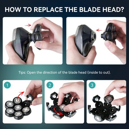 Kensen Razor Head Replacement Shaver Head