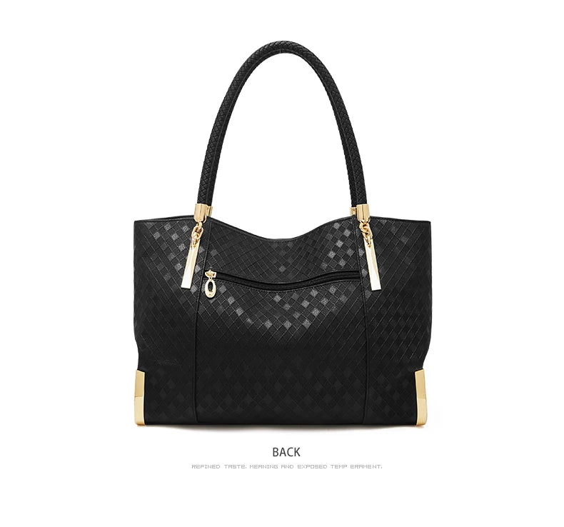 FOXER Genuine Leather Lady's Handbag Elegant Luxury Design Women Shoulder Bag Large Capacity Tote Bag Best Gift for Mom,Wife