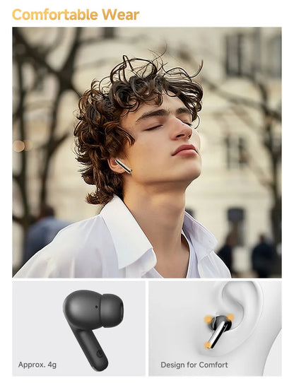 QCY MeloBuds Pro ANC Earphones with 46dB Hybrid ANC, 6 Mics, Hi-Res LDAC, and 34H Playtime - ShopHub