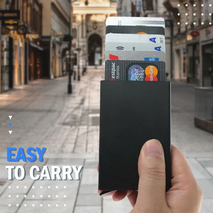 Multi Bank Credit Card Holder Men's Wallet RFID Business Anti-theft Slim Thin Wallet Men Money Card Bag Male Purses Walet Fo Men