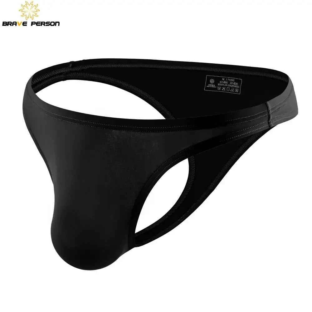BRAVE PERSON Mens Sexy Underwear Briefs - Low Waist Nylon Briefs for Men