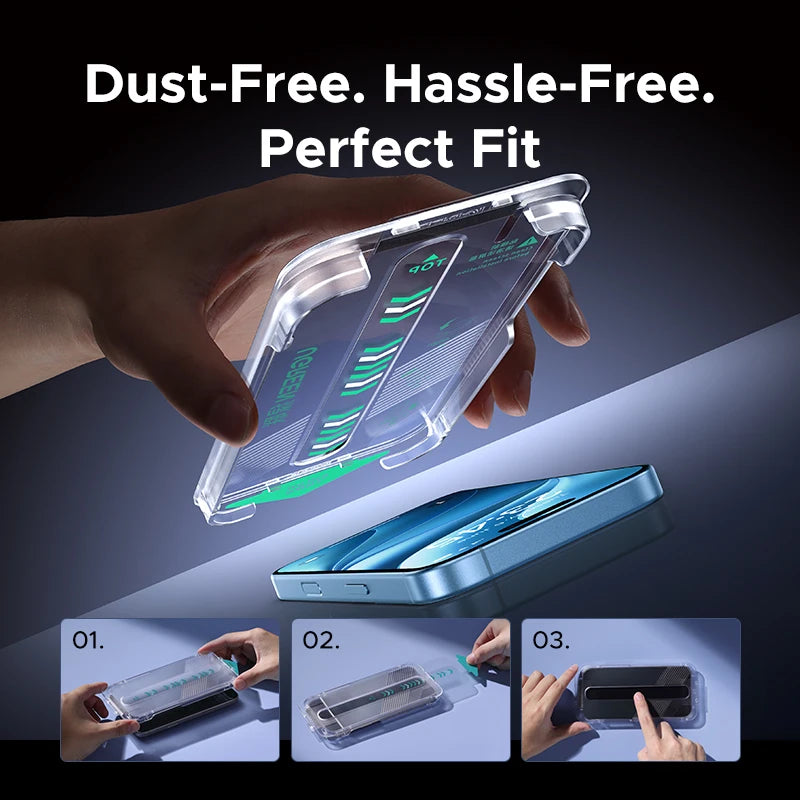 UGREEN Dust-free Screen Protector – Premium Protection for iPhone 18, 17, & Pro Max