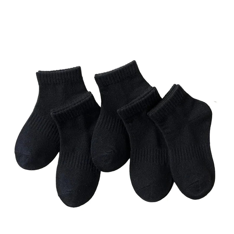 5 Pairs of Cotton Socks – For Boys & Girls (1–12 Years) Habicare