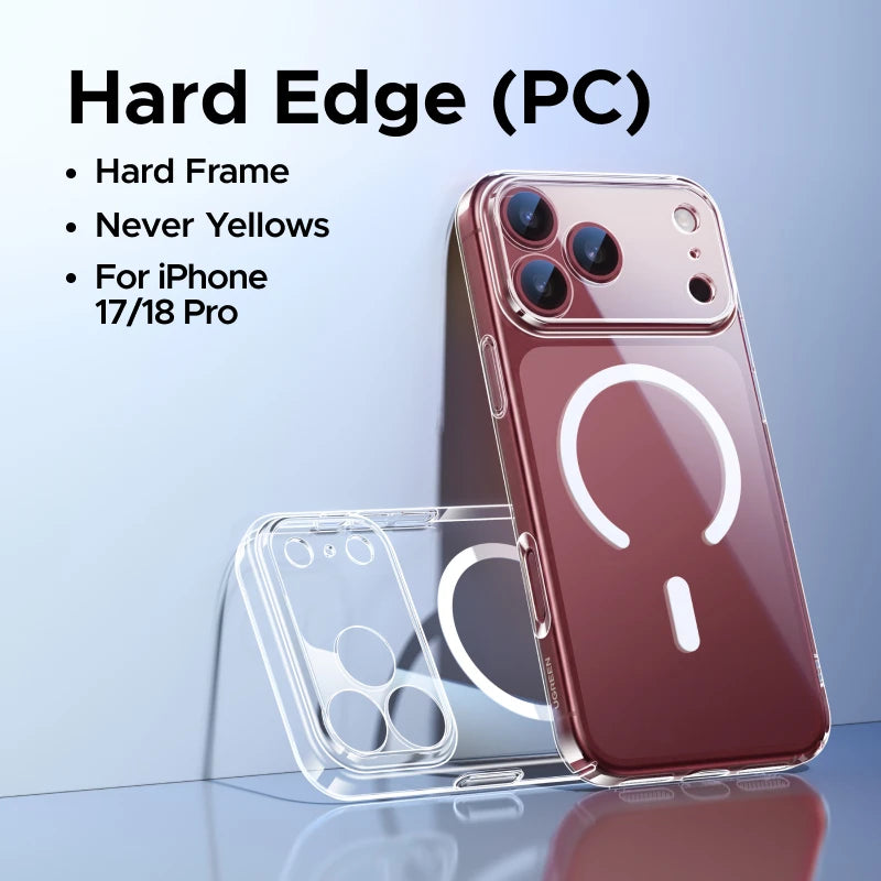 UGREEN Never Yellow PC Magnetic Case — Premium Protection for iPhone 18, 17, Pro & Pro Max