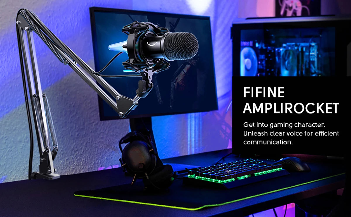 Get Crystal Clear Sound with the FIFINE USB Dynamic Microphone Kit