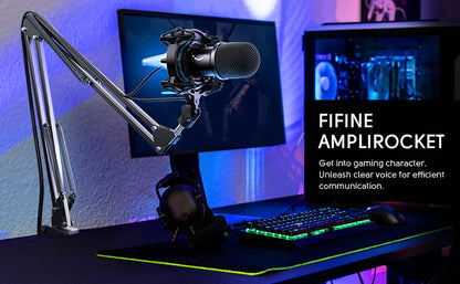 Get Crystal Clear Sound with the FIFINE USB Dynamic Microphone Kit