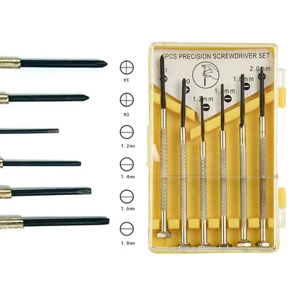 Precision Screwdriver Set (6Pcs) (2 types of sets available) Habicare