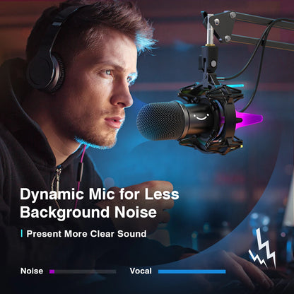 Get Crystal Clear Sound with the FIFINE USB Dynamic Microphone Kit