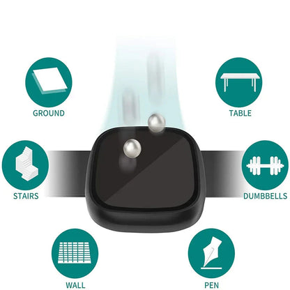 Tempered Glass Case Cover for the Fitbit Versa 3 Habicare