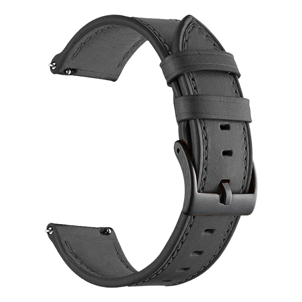 Leather Watch Strap for the Garmin Forerunner Series (22mm) (available in 11 colours) Habicare