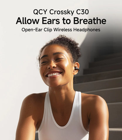 QCY Crossky C30 Wireless Earphones - Bluetooth 5.4 TWS Sports Earbuds with Dual-Connection and Waterproof Design - ShopHub