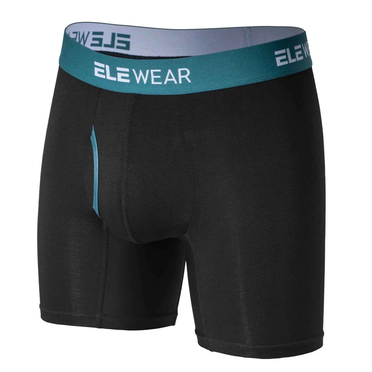 Bamboo Men's Underwear Boxers with Opening - Breathable Boxershorts & Plus Size Fashion Underpants