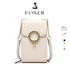 FOXER Split Leather Crossbody Bag