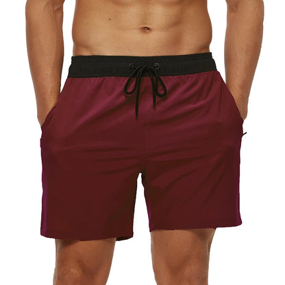 Men's classic polyester board shorts by ShopHub NZ, featuring a comfortable fit and stylish design for beach or poolside wear.