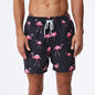 Men's ShopHub NZ summer shorts with polyester, breathable mesh liner, quick-dry fabric, suitable for gym and beach activities.