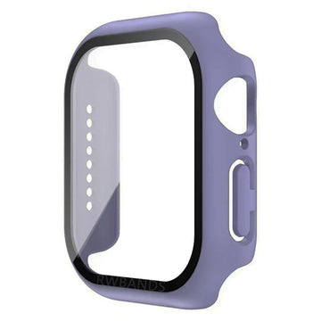 Habicare TWS protective case for Apple Watch Series 7, 8, and 9 (45mm), showing clear, durable silicone cover on the smartwatch.