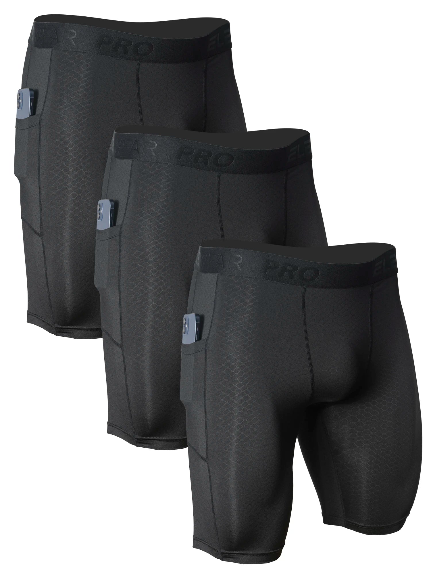 3pcs Men's Sports Underwear with Pockets - ShopHub