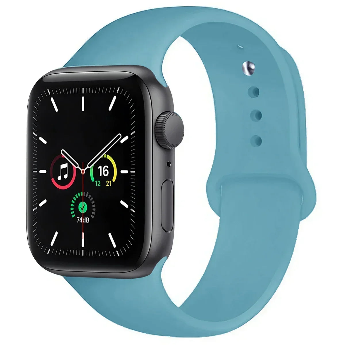 Silicone Replacement Strap for Apple Watch Series (38mm - 42mm) (available in 45 colours) Habicare