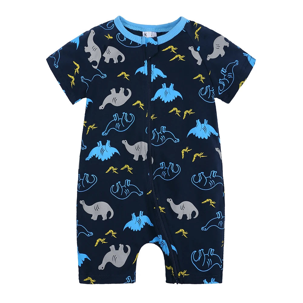 Kids Tales Sunshine Stories Cotton-Blend Printed Romper