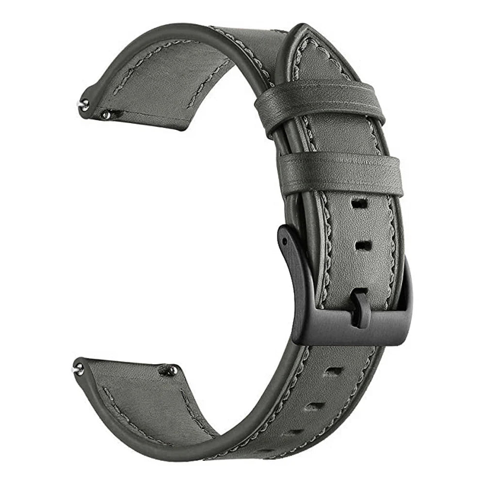 Leather Watch Strap for the Garmin Forerunner 255 (available in 12 colours) Habicare