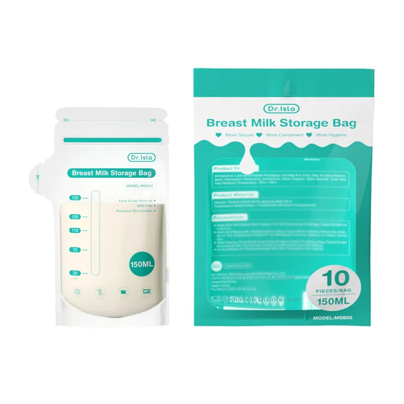 Dr.Isla Breast Milk Storage Bag 10/30Pcs 150/250ML Disposable