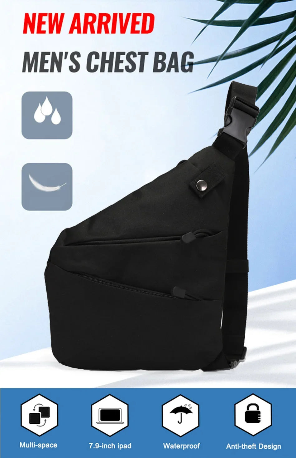 Compact Anti-theft Crossbody Bag