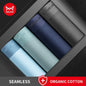 MiiOW Sexy Cotton Men Underpants - 4Pcs Graphene Antibacterial Breathable Boxer Briefs - ShopHub