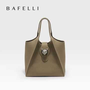 BAFELLI Genuine Leather Tote — Versatile, Timeless Design for Every Occasion