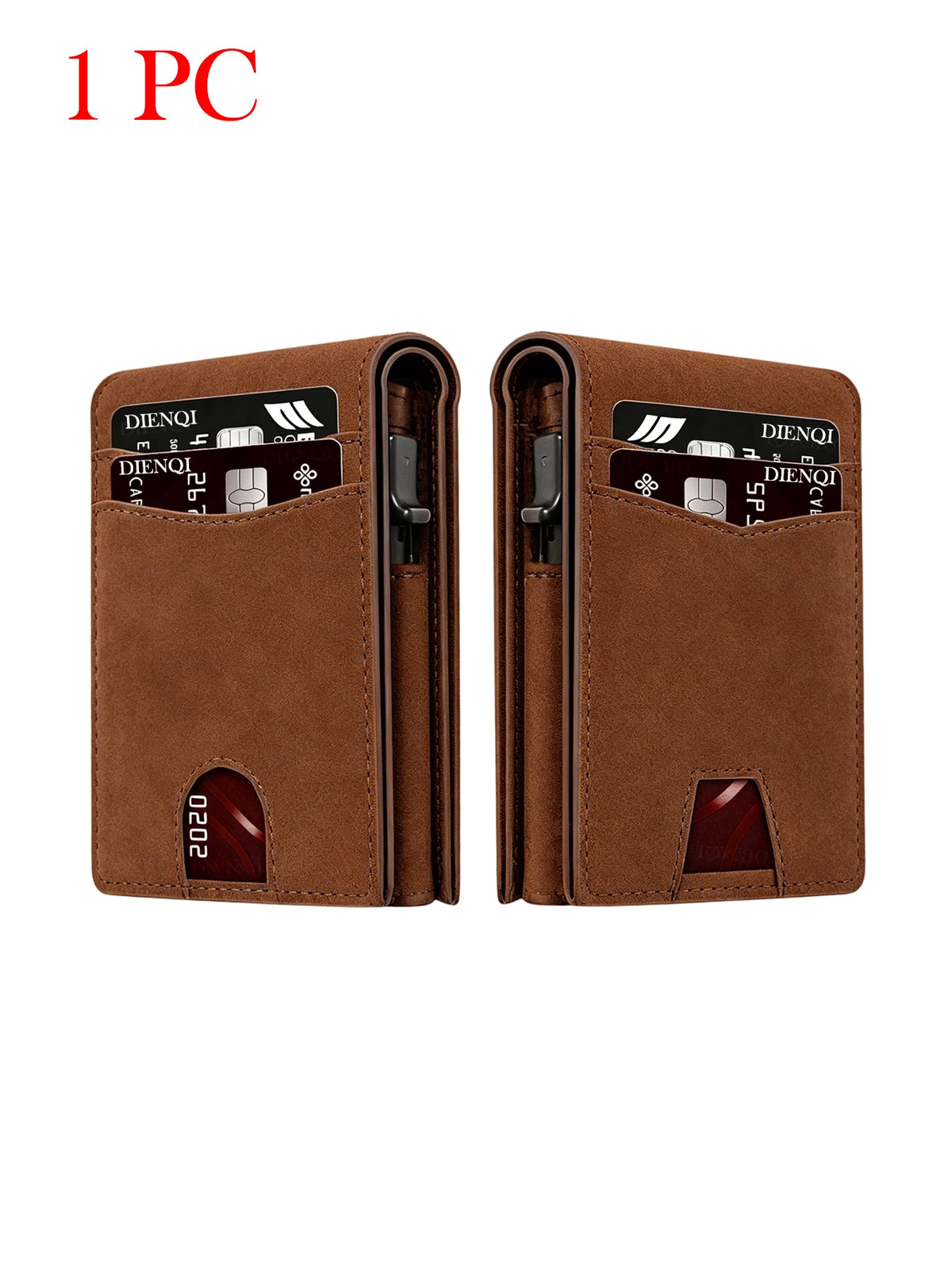 DIENQI Business Luxury Brand Credit Card Holder Slim Thin Men Wallets High Quality Carbon Travel Pocket Wallet Money Bag Purse