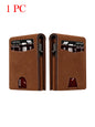 DIENQI Business Luxury Brand Credit Card Holder Slim Thin Men Wallets High Quality Carbon Travel Pocket Wallet Money Bag Purse