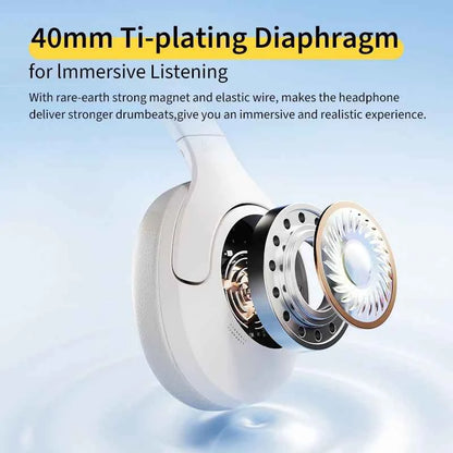QCY H3 Lite ANC Wireless Headphones with Bluetooth 5.3, 40mm Driver, and 60H HiFi Sound