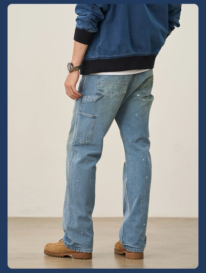 SIMWOOD High Standard Loose Relax 12oz Denim Jeans